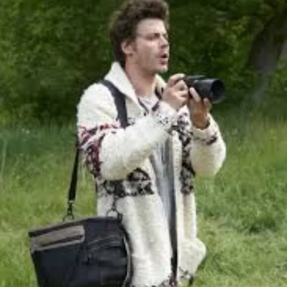 RARE! Isabel Marant pour H&M Native zip-up wool knit cardigan - Picture 7 of 11